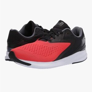 New Balance Black and Red Athletic Sneakers